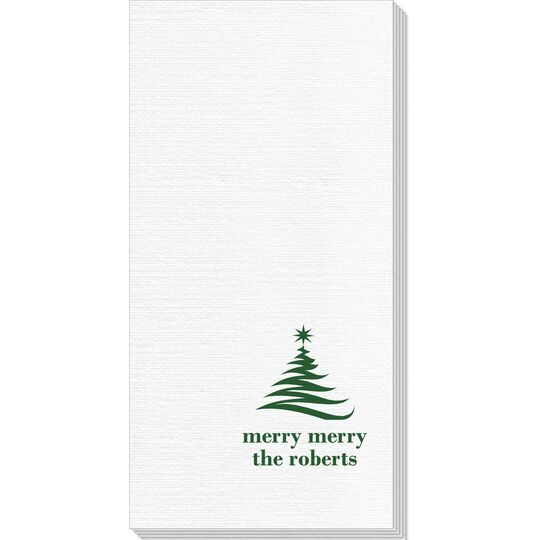 Artistic Christmas Tree Deville Guest Towels